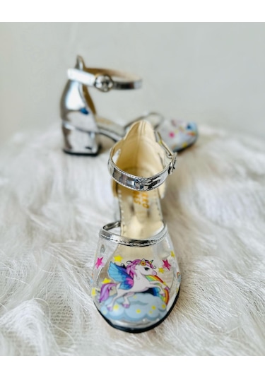 Ünicorn Baskılı Şeffaf Tupuklu Ayk Gmüş 1