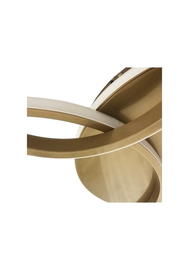 Tavan Led Avize Circlander 45-35-25cm Üçlü Plafonyer Siyah - Sarı