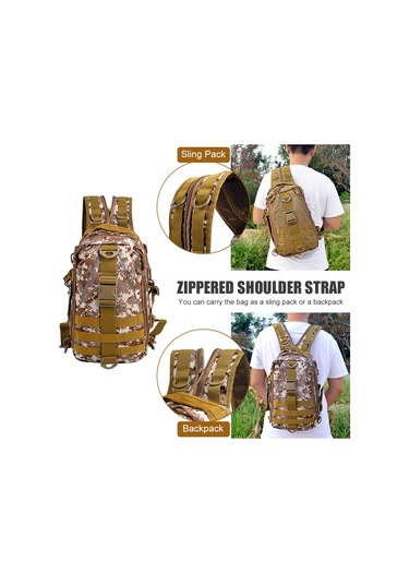 Ranyeek Çok Amaçlı Sırt Çantası - Balıkçılık, Kamp Ve Doğa Yürüyüşleri İçin Pratik Çok Renkli