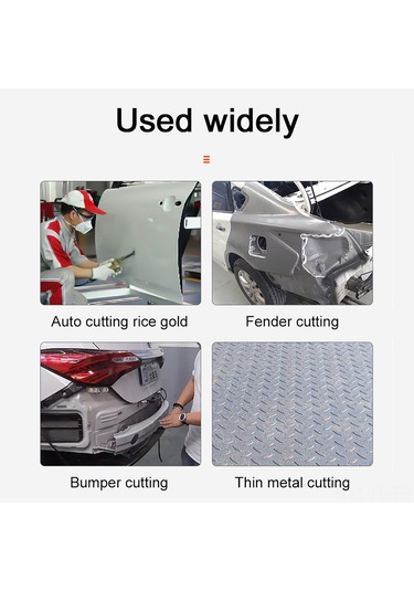 Lemestar Otomotiv Sac Kesme Pnömatik Testere - 9000bpm/dk Hızlı, 10mm Strok, 95mm Bıçak İle Araç Tamir Aleti