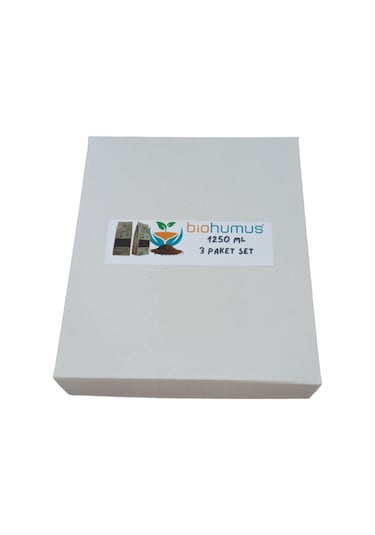 Organik Bitki Besin Gübresi Biohumus Humic 1250 Ml 3 Adet Set