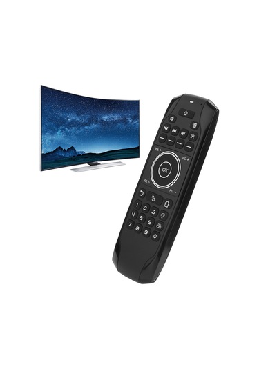 Ximistore9 Bluetooth 5.0 6-axis Jiroskoplu Işıklandırmalı Hava Fare, Akıllı Tv/android Kutusu İçin Kablosuz Kumanda, 10m Uzaklıkta Kullanıma Hazır Pil Dahil