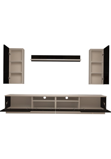 Decoraktiv Trendstyle 5220d Mdf Tv Ünitesi Tv Sehpası Beyaz - Siyah