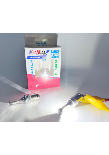 Volkswagen Jetta Mk6 Beyaz Led Gündüz Far Aydınlatma Ampulu Femex P21w