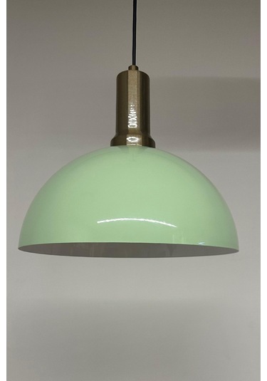 Yimpi Mint Avize Tekli Eskitme Fener Başlık Sarkıt Salon Kuaför Cafe Dekoratif Aydınlatma Pastane Mint Yeşili