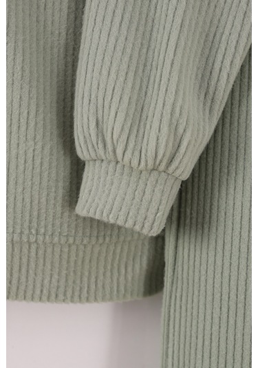 Monox Erkek Çocuk Reglan Kol Fitilli Polar Takım Çağla