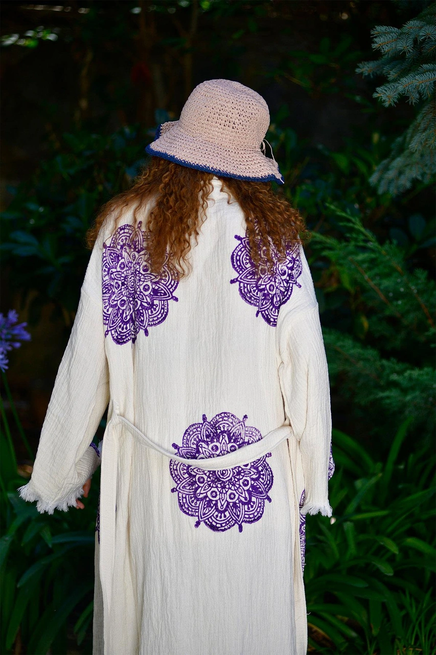 Brandsmithshop Naturel Mandala Drift Kimono Çok Renkli