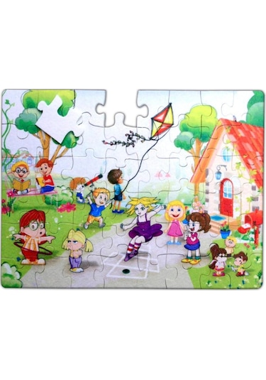 Tox Oyun Parkı 5+ Keçe Yapboz 5 Yaş Puzzle T040
