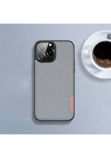 Dux Ducis Fino Serisi Iphone 13 Pro Max Kilif Premium Dokuma Sil 301893717 - Renk / Yesil