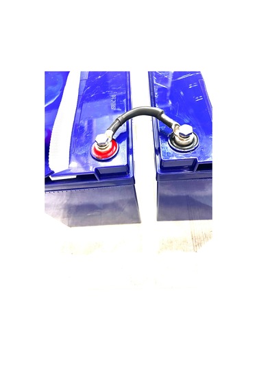 2 Adet 25 Mm2 Akü Seri Veya Paralel Bağlantı Kablosu 15 Cm Pabuç