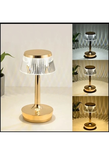 Şarjlı Masa Lambası Dimmerli Dokunmatik Cata Rio Dekoratif Abajur