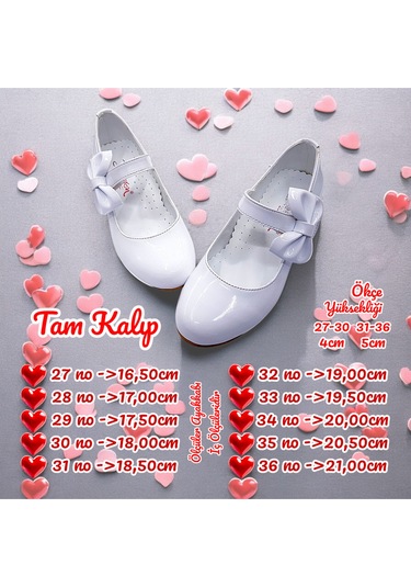 Beebron Ortopedik Topuklu Abiye Kız Çocuk Ayakkabı Glossy Series Abiayk2401 Rugan Beyaz Rugan Beyaz