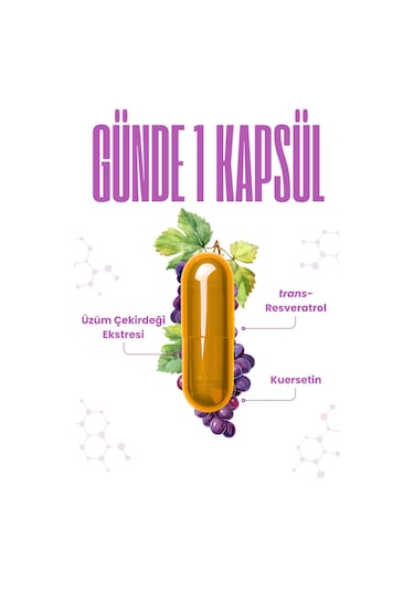 Vitisfera Resveratrol Caps Kür Seti 4'lü