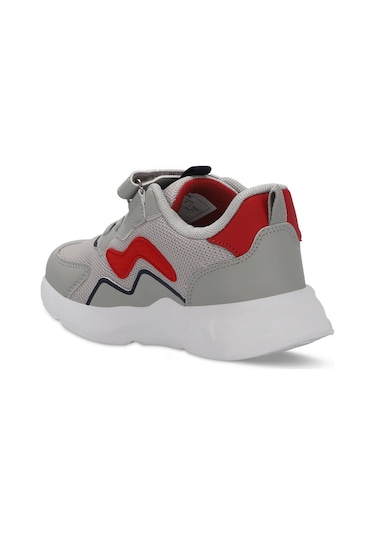 Slazenger PESO I Çocuk Cırt Cırtlı Gri Sneaker