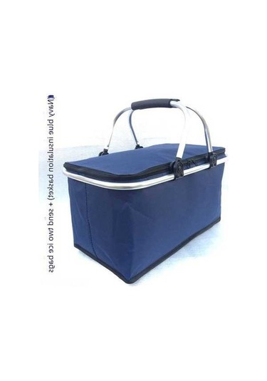 Fortunelane Siyah Isı Saklama Sepeti - Fırlatılabilir Piknik/alışveriş Çantası - Dayanıklı Promosyon Hediyesi Çok Renkli