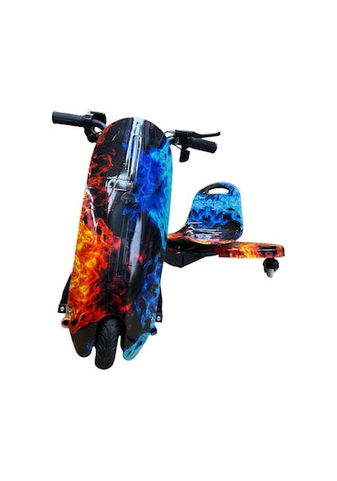 Ryder Star Drift Car Elektrikli Scooter Hoverboard Oturaklı Kaykay Bluetooth Hoparlörlü Rs-r1