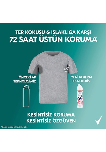 Rexona Sexy Bouquet 72 Saat Kadın Sprey Deodorant 3 x 150 ML