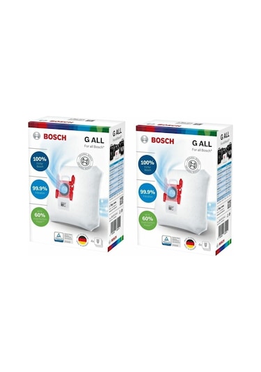 Bosch Uyumlu Bbz41Fgall Elektrik Süpürgesi Toz Torbası 2 Kutu (546843867)