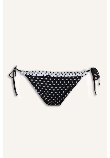 Defacto Regular Fıt Puantiye Siyah Bikini Alt G4010ax26smbk81 Siyah-bk81