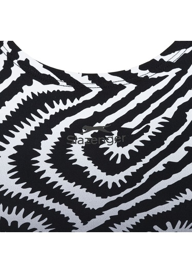 Slazenger Sports Back Kadın Yüzücü Siyah Mayo