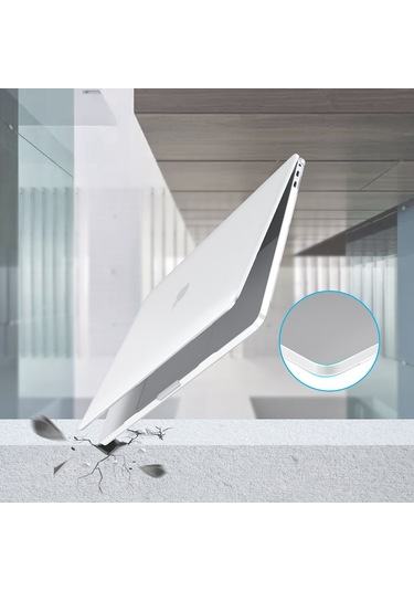 MacBook Air 13.3" Koruyucu Laptop Kılıfı Beyaz