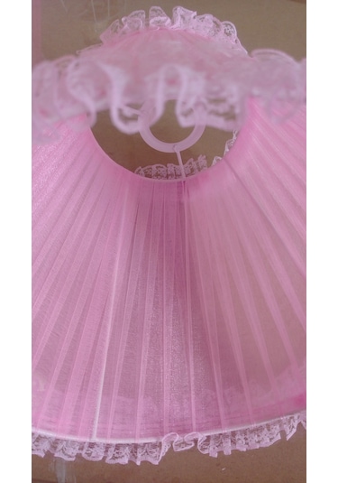 N-07 Pembe Organze Yatak Odası Çocuk Ve Bebek Odası Avize Pembe