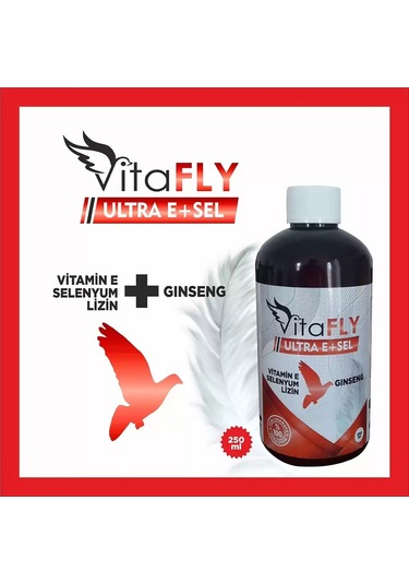 Vitafly Ultra E+Sel Kafes Kuşları ve Güvercinler İçin 250 ML