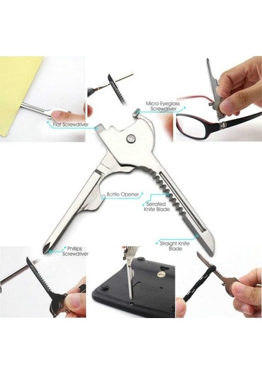 Tongxida Kompakt 6 Lı Çelik Alet Seti - Mükemmel Açık Hava & Ev Kullanımı