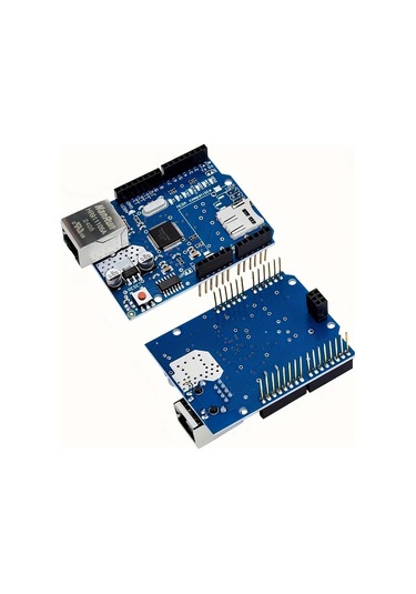 Chuangyinshop 1pc Metal W5100 Ethernet Shield Arduino Icin 36v Oda Elektrik Sert Kablolama Guç Modu
