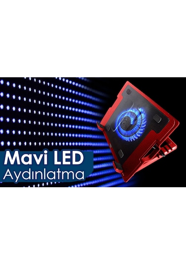 Inca INC-341FXK Ergonomik Tek Fanlı 7" - 17" Stand Notebook Soğutucu