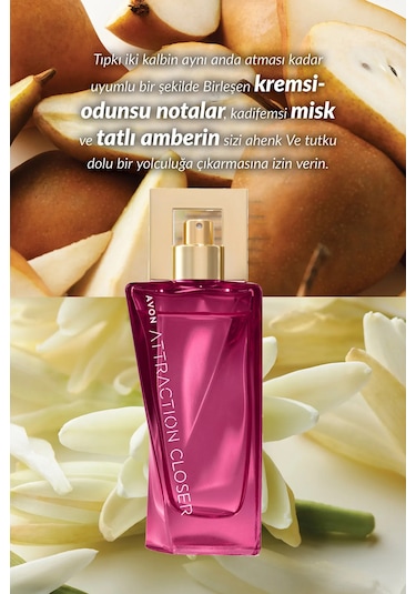 Avon Attraction Closer Kadın Parfüm Ve Vücut Losyounu Paketi Çiçek