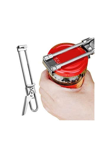 Ayarlanabilir Paslanmaz Çelik Kavanoz Açacağı Manuel Kavanoz Şişe Açacağı, İyi Tutuşlu Cam Kavanoz Şişe Açacağı, Kapak Sökücü Çok Renkli