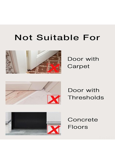 Ximistore9 Siyah 1 Metre Silikon Kapı Aralığı Tıkanıtcısı - Kaydırmalı Eşik Sıkıcı Ve Isı/ağırlık Engelleyici