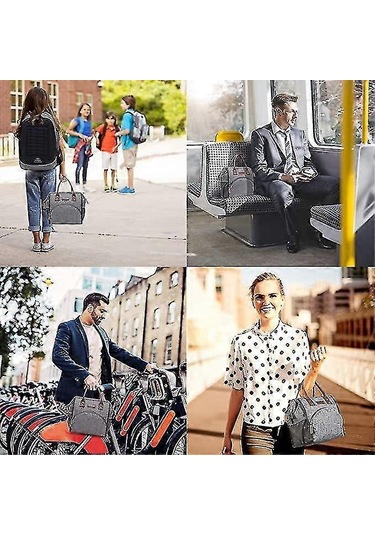 Öğle Yemeği Çantası Yalıtımlı Öğle Yemeği Kutusu Geniş Açılımlı Öğle Yemeği Çantası Büyük İçecek Tutucu Çok Renkli