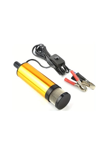 Xuweiwei 12v 38mm Yüksek Güçlü Dc Elektrikli Dizel Su Transfer Pompası Taşınabilir Alüminyum Alaşımlı