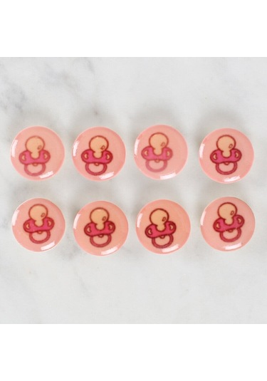 Loren Crafts 8'li Emzik Düğme - 1006