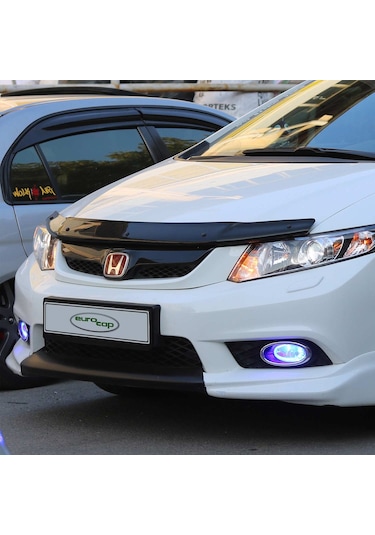 Eurocap Honda Civic 9 Ön Kaput Koruma Rüzgarlık 3Mm Abs 2012-1