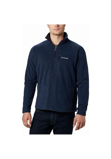 Columbia Fast Trek II Full Zip Fleece Erkek Mavi Outdoor Polar AE Lacivert