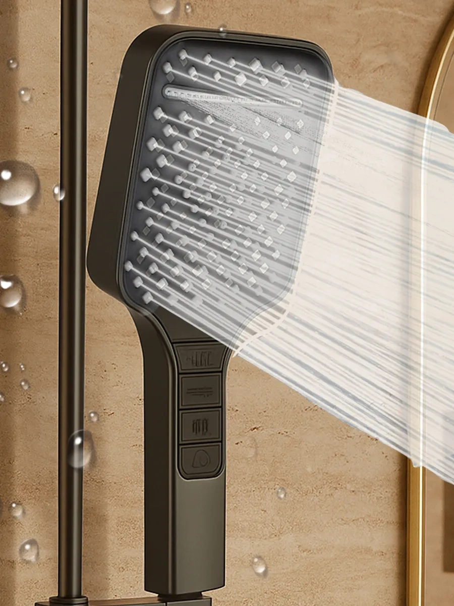 Menko 7 Modlu Duş Başlığı 443507743 Koyu Gri