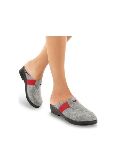 Muya Penny 32924-087 Kadın Kışlık Ev Terliği Gri 36-40 Gri