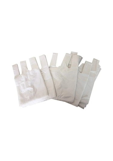 Doku Ambalaj Atlet Poşet T-shirt Bag Orjinal 1kg Taşıma Torbası Alişveriş Küçük Boy 24x45