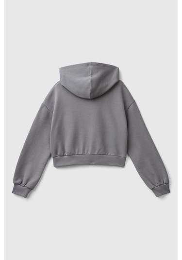 Kız Çocuk Sweatshirt - Antrasit Antrasit