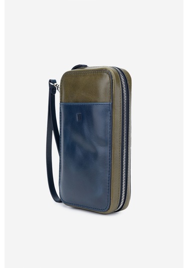 Valmenti Origame Erkek Laci/yeşil/taba Hakiki Deri El Çantası 301 Carlyle Erk Canta Y24 Lacivert