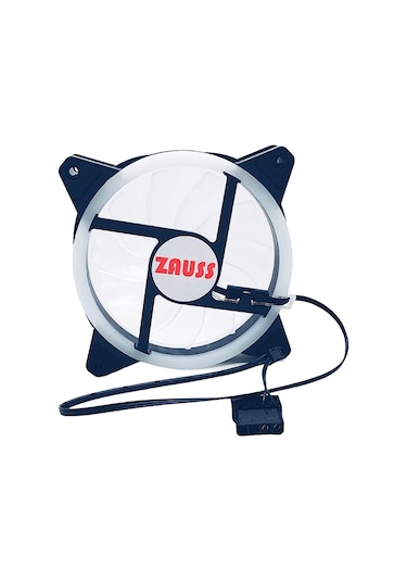 Zauss ZR-100 Rainbow RGB Kasa Fanı 12 CM