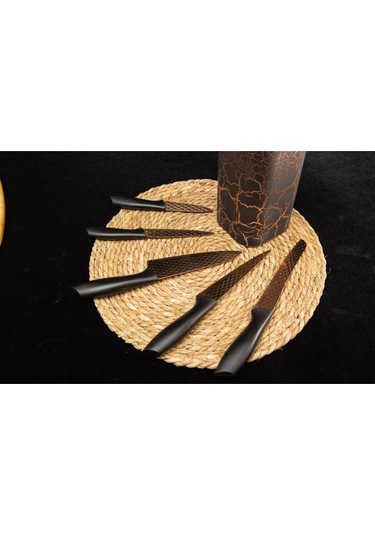 Arow Dıamond Bakır 6 Lı Bıçak Seti Dc.tr-3495 Bakır - Siyah