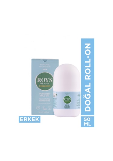 Roys Beauty Erkek Doğal Roll-On Deodorant 50 ML