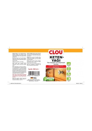 Clou 30765.00000 Keten Yağı 750ml-4576
