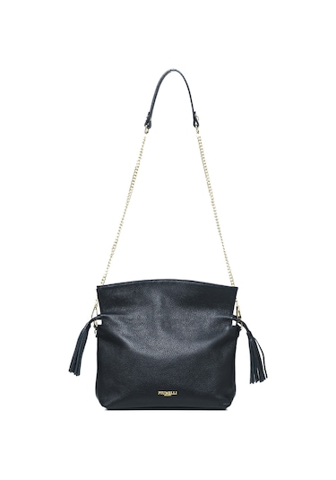 Omuz Çantası Kadın Raquel Piumelli Milano Bag D28 Black Siyah