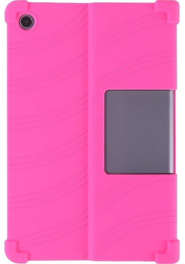 Lenovo Xiaoxin Pad Studio 11,5 İnç/tab Plus Silikon Kılıf Ve Destek Standı Sağlam Koruyucu Kapak - Gül Tablet Kılıfı