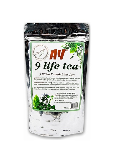 Ay 9 Life Tea 9 Bitkili Karışık Bitki Çayı 100 G